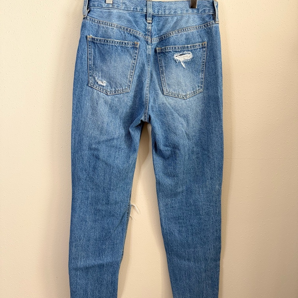 Free People We The Free Button Fly Distressed Jeans 26 Raw Hem - Picture 6 of 9